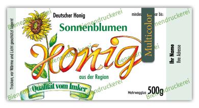 Honigglas Etikett Motiv 031 