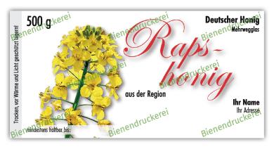Honigglas Etikett Motiv 041 