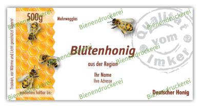 Honigglas Etikett Motiv 067 