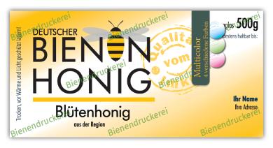Honigglas Etikett Motiv 070 