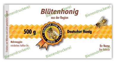 Honigglas Etikett Motiv 078 