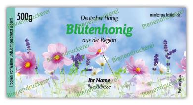 Honigglas Etikett Motiv 201 