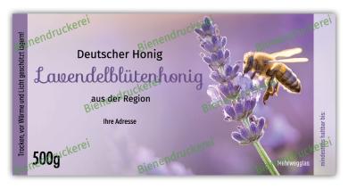 Honigglas Etikett Motiv 310 