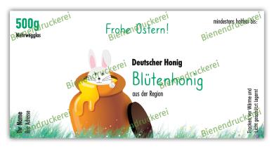 Honigglas Etikett Motiv 320 