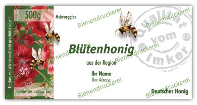 Honigglas Etikett Motiv 348 