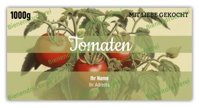 Gemüse Etikett Motiv 710 