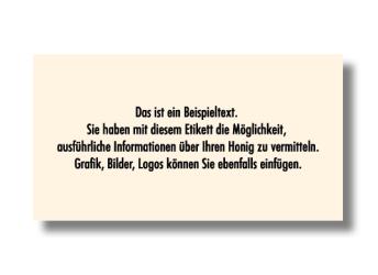 RückseitenEtikett Motiv 1112 - Multicolor 