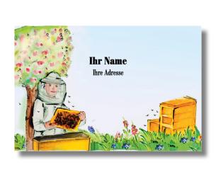 Imker Visitenkarten 0911 