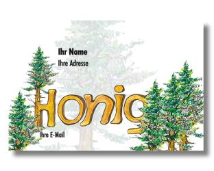 Imker Visitenkarten 0934 