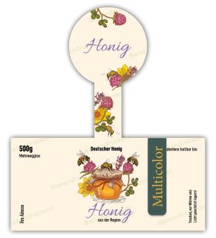 Motiv 363 Siegeletikett - Multicolor 