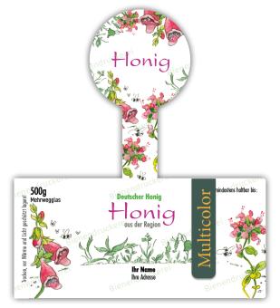 Motiv 020 Siegeletikett - Multicolor 