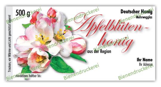 Honigglas Etikett Motiv 040 