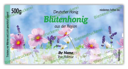 Honigglas Etikett Motiv 201 