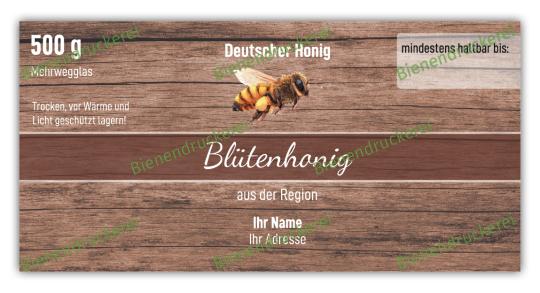 Honigglas Etikett Motiv 270 