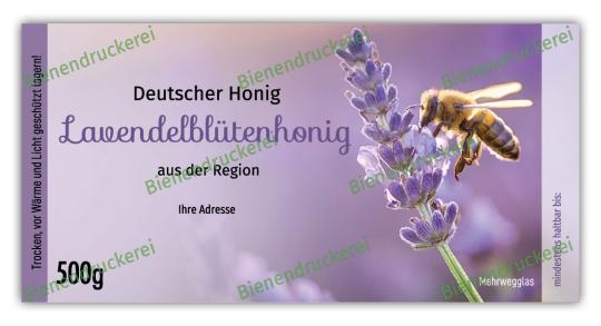 Honigglas Etikett Motiv 310 