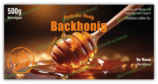 Honigglas Etikett Motiv 340 