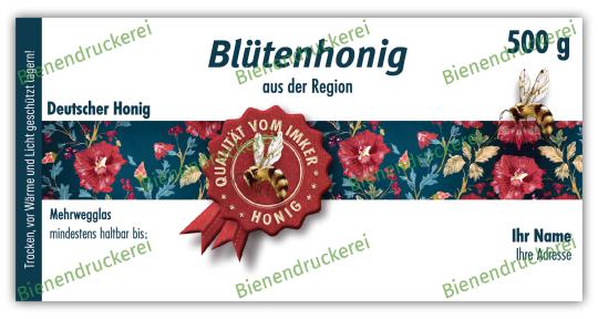 Honigglas Etikett Motiv 342 