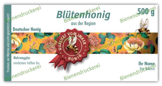 Honigglas Etikett Motiv 343 