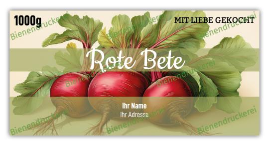 Gemüse Etikett Motiv 700 