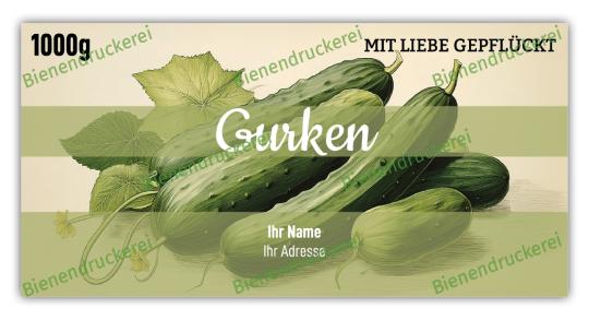 Gemüse Etikett Motiv 720 