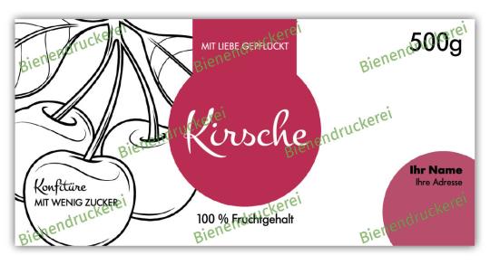 Marmelade Etikett Motiv 822 