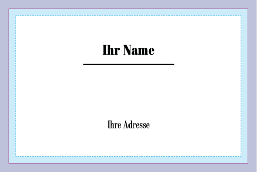 Imker Visitenkarten Eigenentwurf 