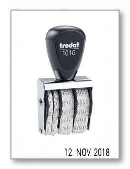 Bänder-Datumsstempel 0902 