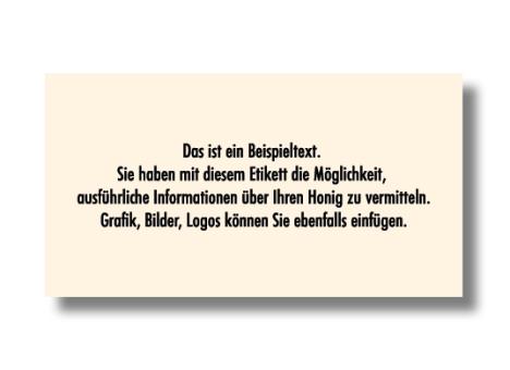 RückseitenEtikett Motiv 1112 - Multicolor 