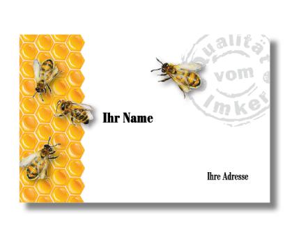 Imker Visitenkarten 0910 